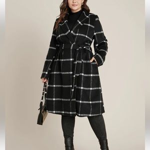 •new• BLOOMCHIC Plaid Coat